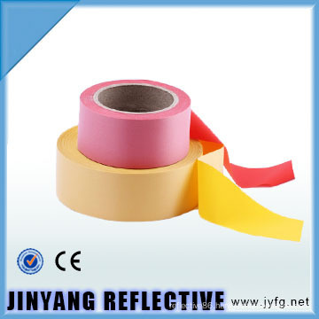 100%polyester high visibility color reflective tape